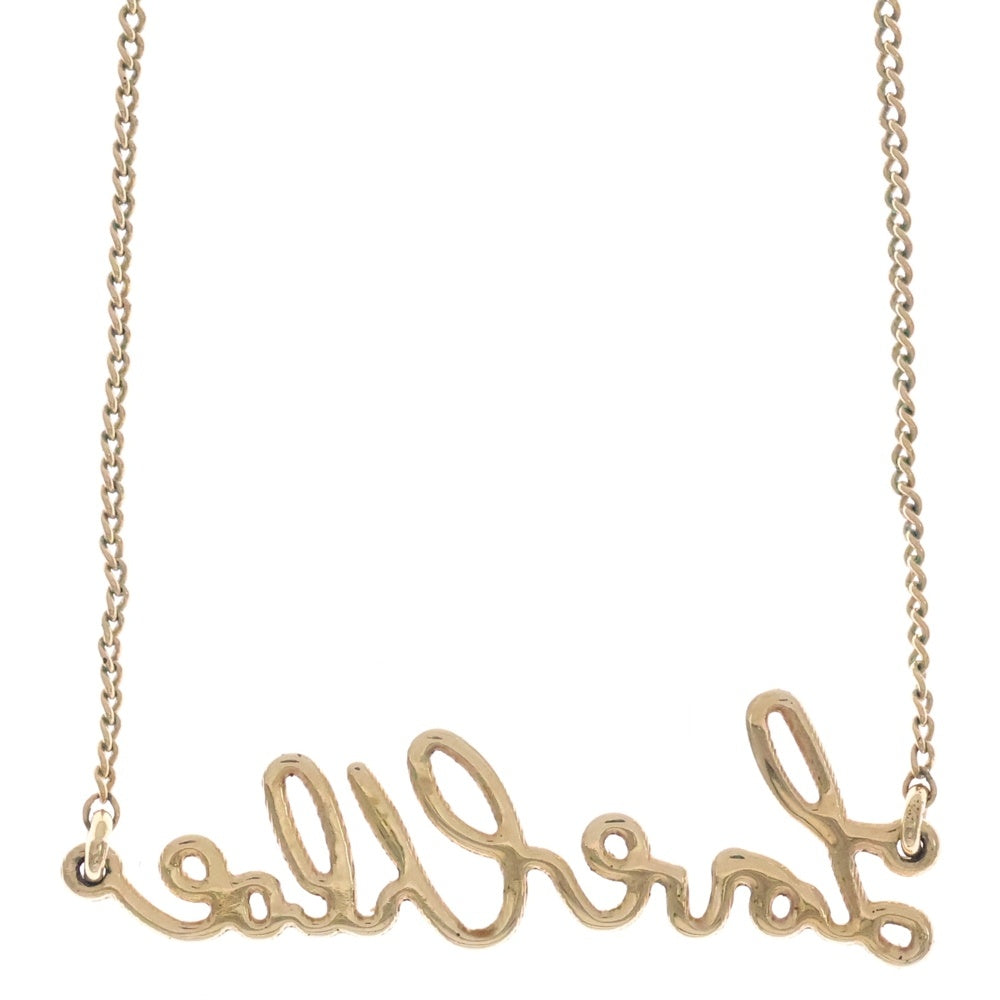 Chloe(クロエ) ラブクロエロゴ ネックレス ゴールド