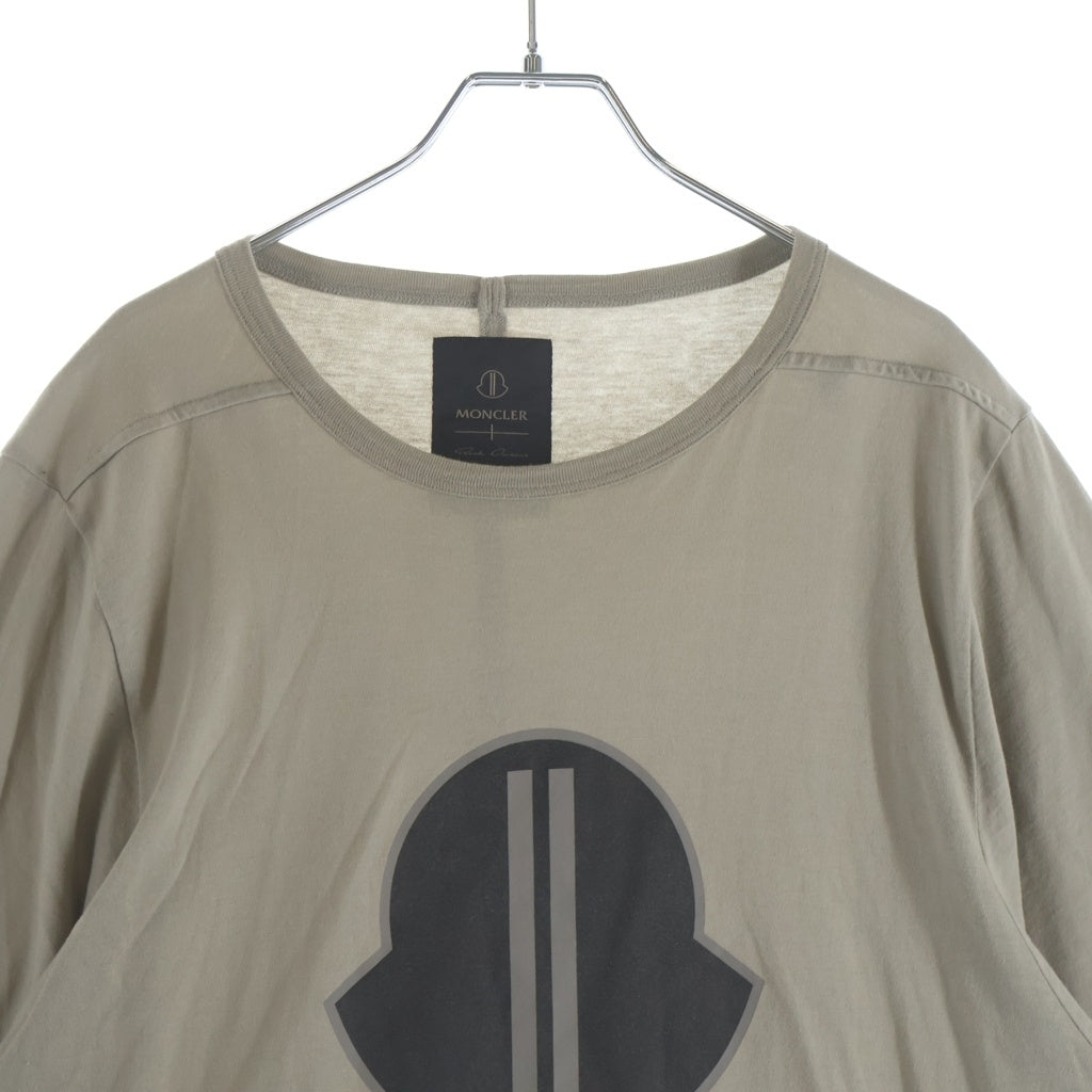 MONCLER(モンクレール) ×リックオウエンス 2023AW SS LEVEL Tシャツ カーキ #M I209N8C00001