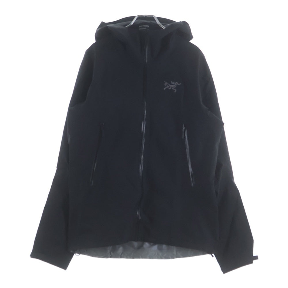 ARC'TERYX(アークテリクス) BETA JACKET ベータ ロゴ刺繍 ナイロン ジップアップ ジャケット ブラック X000010513