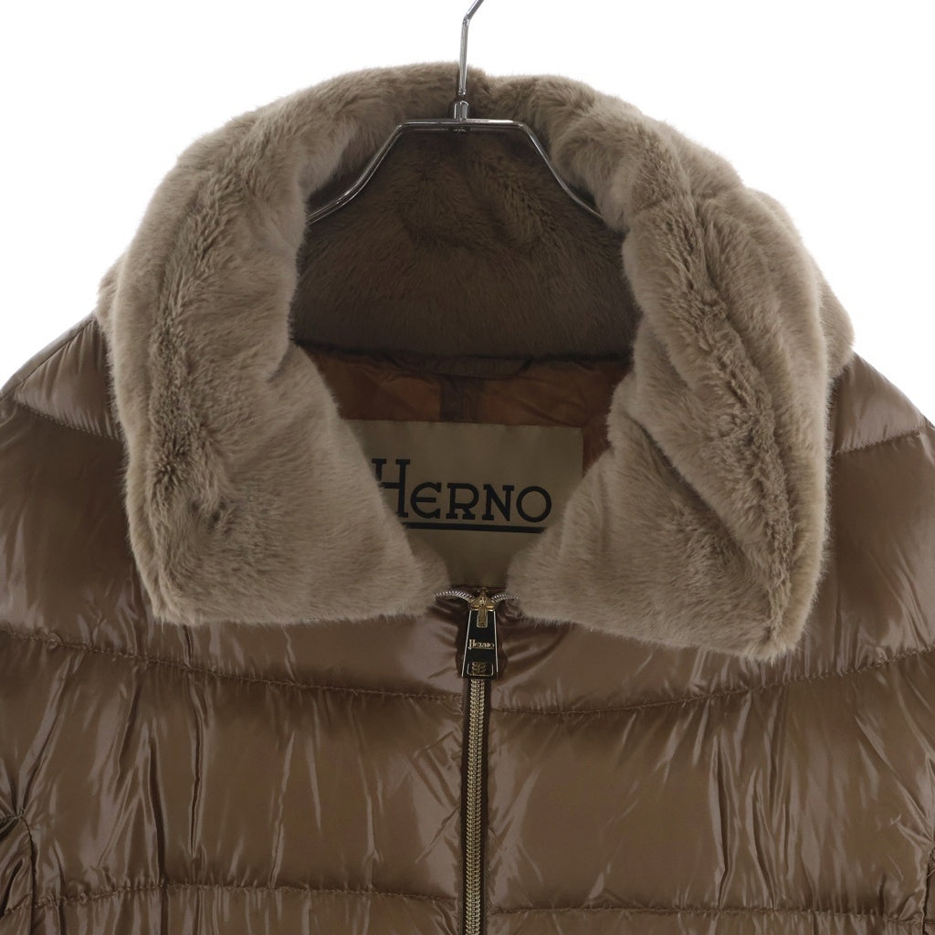 HERNO(ヘルノ) レディ ケープ ブルゾン キャメル レディース