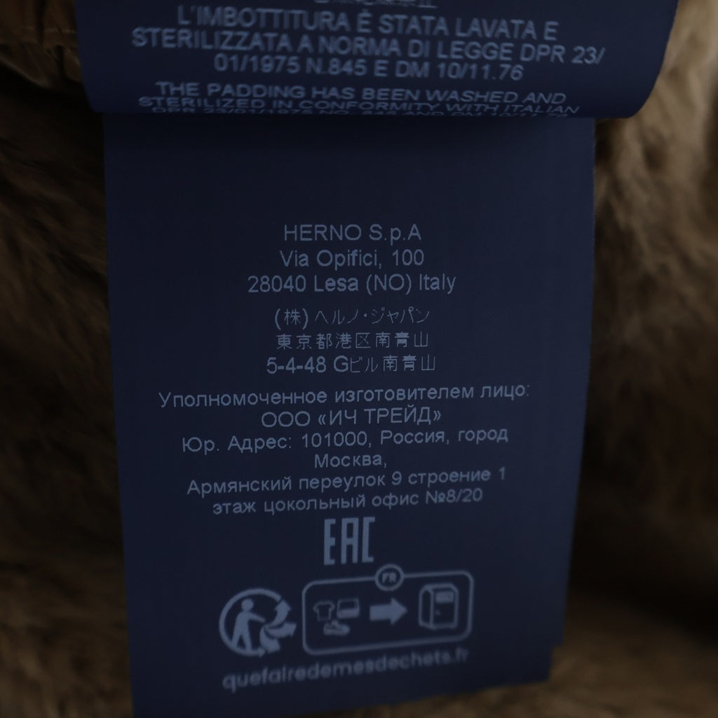 HERNO(ヘルノ) レディ ケープ ブルゾン キャメル レディース