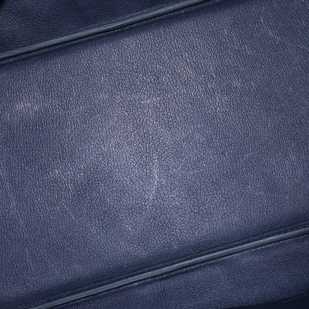 HERMES(エルメス) バーキン40 キャバン トゴ レザー ハンドバッグ ゴールド金具 ネイビー B刻印 レディース