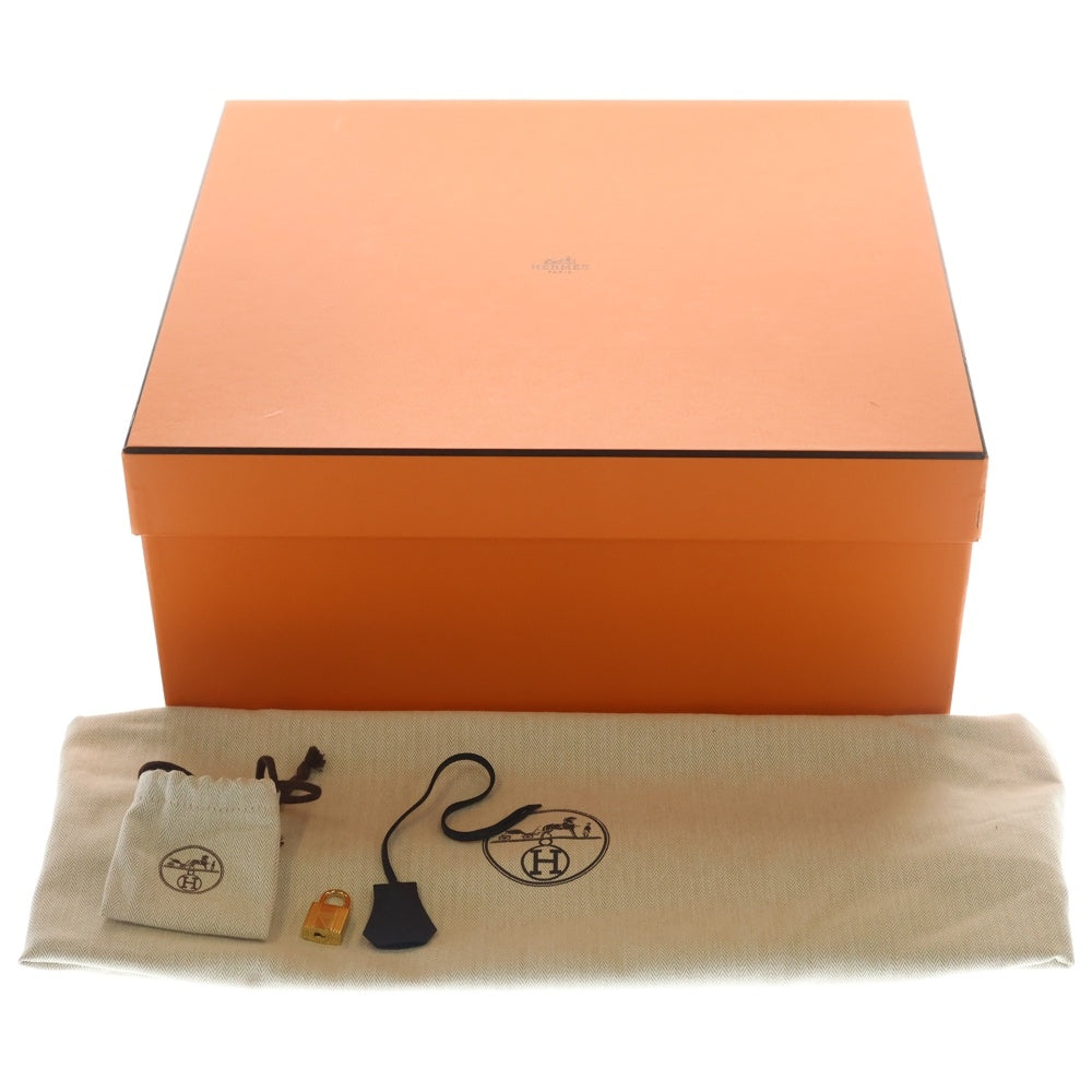 HERMES(エルメス) バーキン40 キャバン トゴ レザー ハンドバッグ ゴールド金具 ネイビー B刻印 レディース