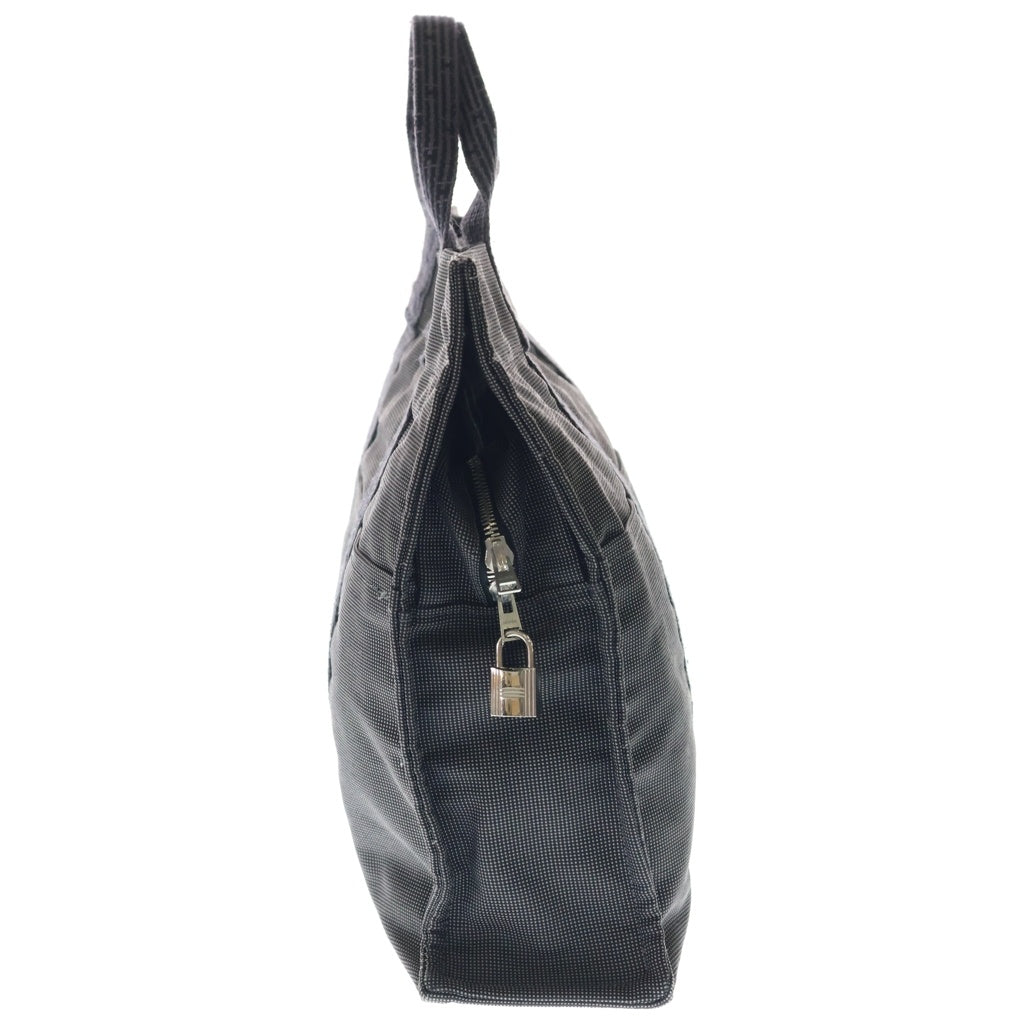 HERMES(エルメス) エールラインMM ハンドバッグ トートバッグ キャンバス グレー シルバー金具