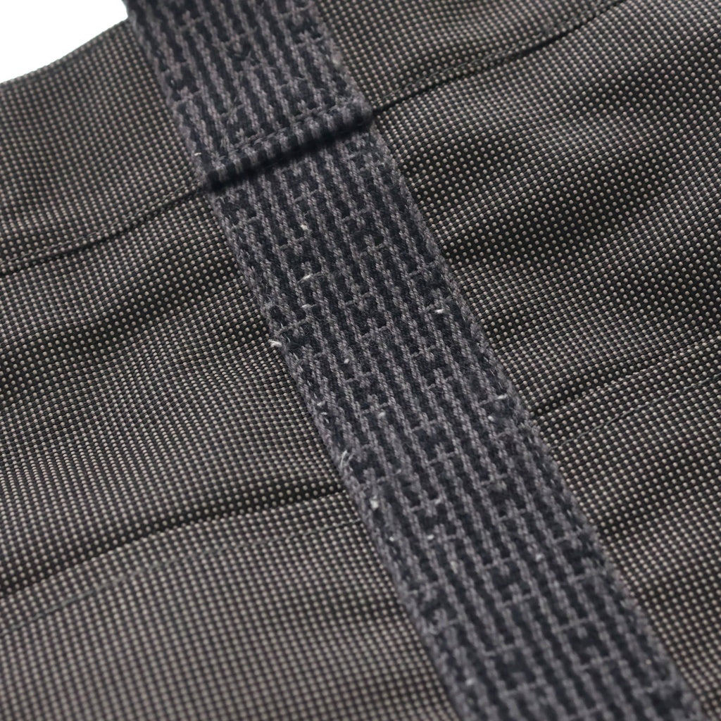 HERMES(エルメス) エールラインMM ハンドバッグ トートバッグ キャンバス グレー シルバー金具