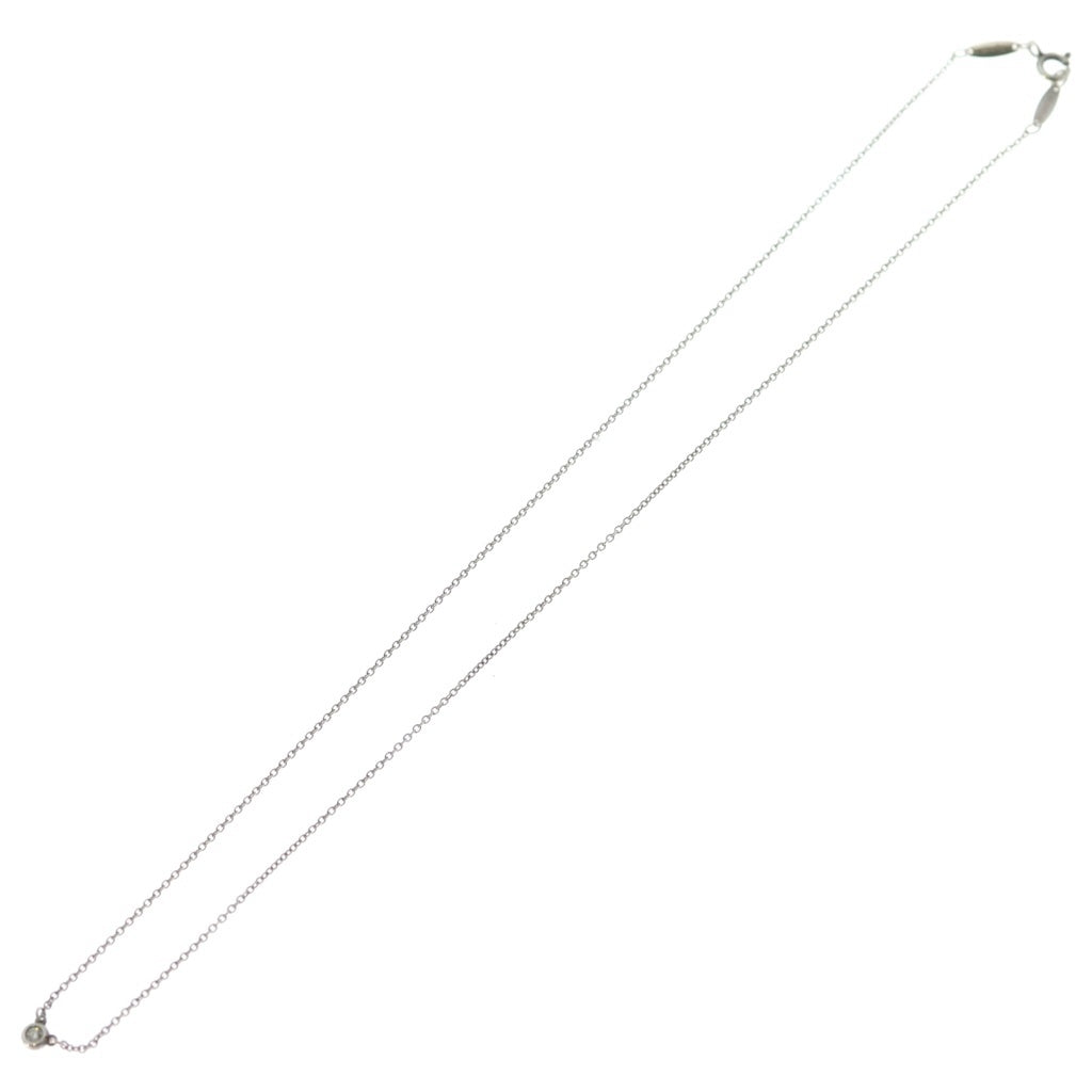 TIFFANY & Co.(ティファニー) エルサペレッティ バイザヤード ダイヤネックレス ペンダントチェーン シルバー SV925 1.5g レディース
