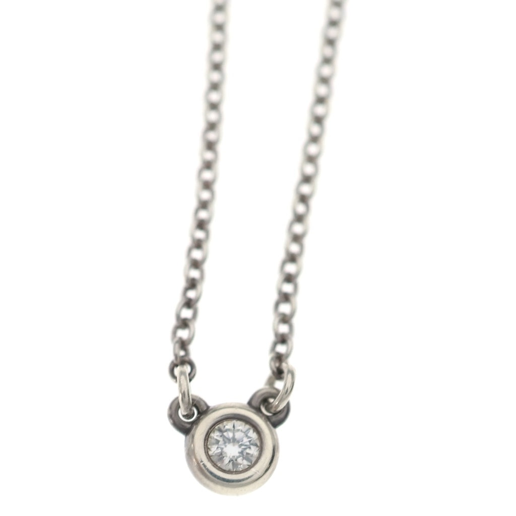 TIFFANY & Co.(ティファニー) エルサペレッティ バイザヤード ダイヤネックレス ペンダントチェーン シルバー SV925 1.5g レディース