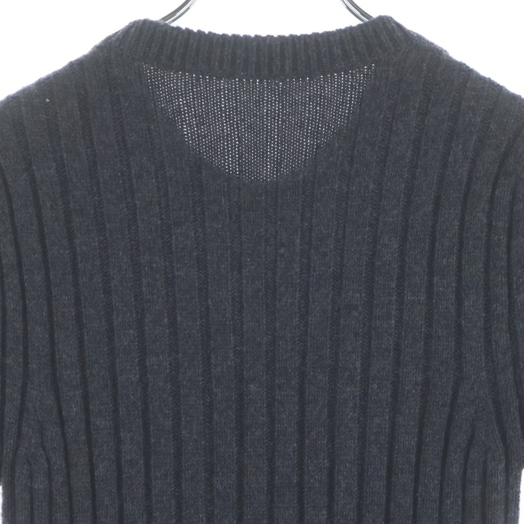 LOUIS VUITTON(ルイヴィトン) 22AW カシミヤニット モノグラム ミディアムワンピース グレー レディース RW222B TT8 FNKD87