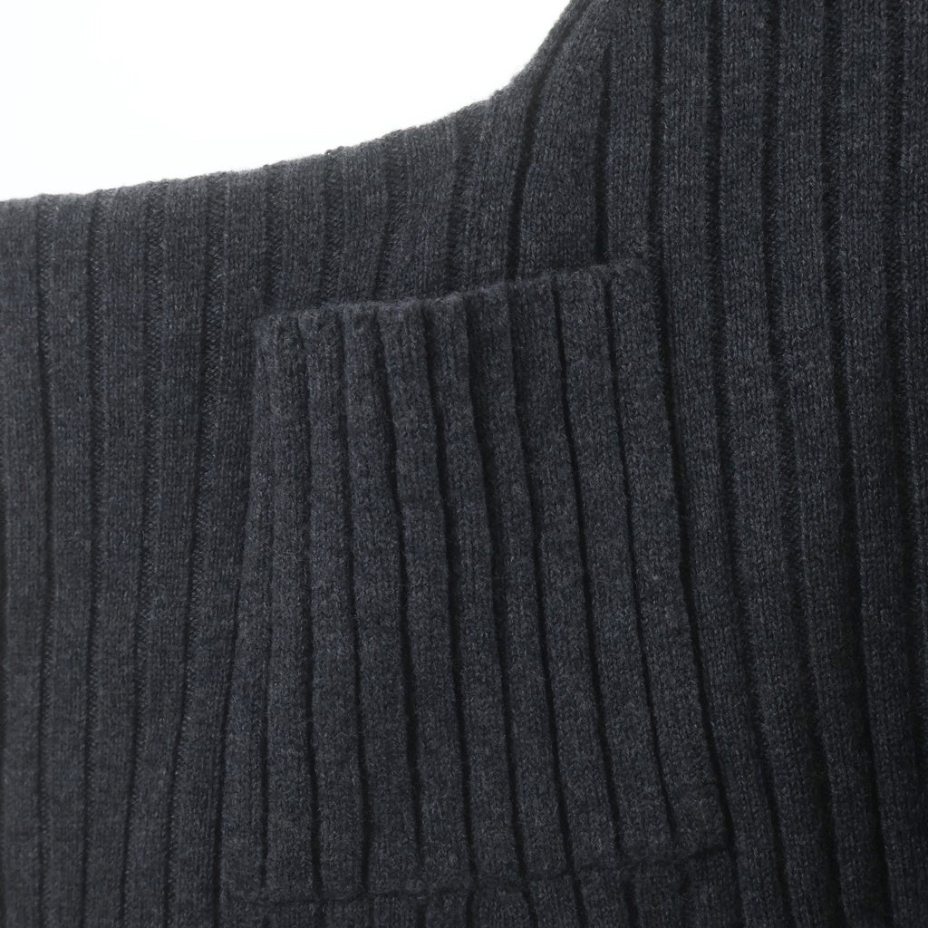 LOUIS VUITTON(ルイヴィトン) 22AW カシミヤニット モノグラム ミディアムワンピース グレー レディース RW222B TT8 FNKD87