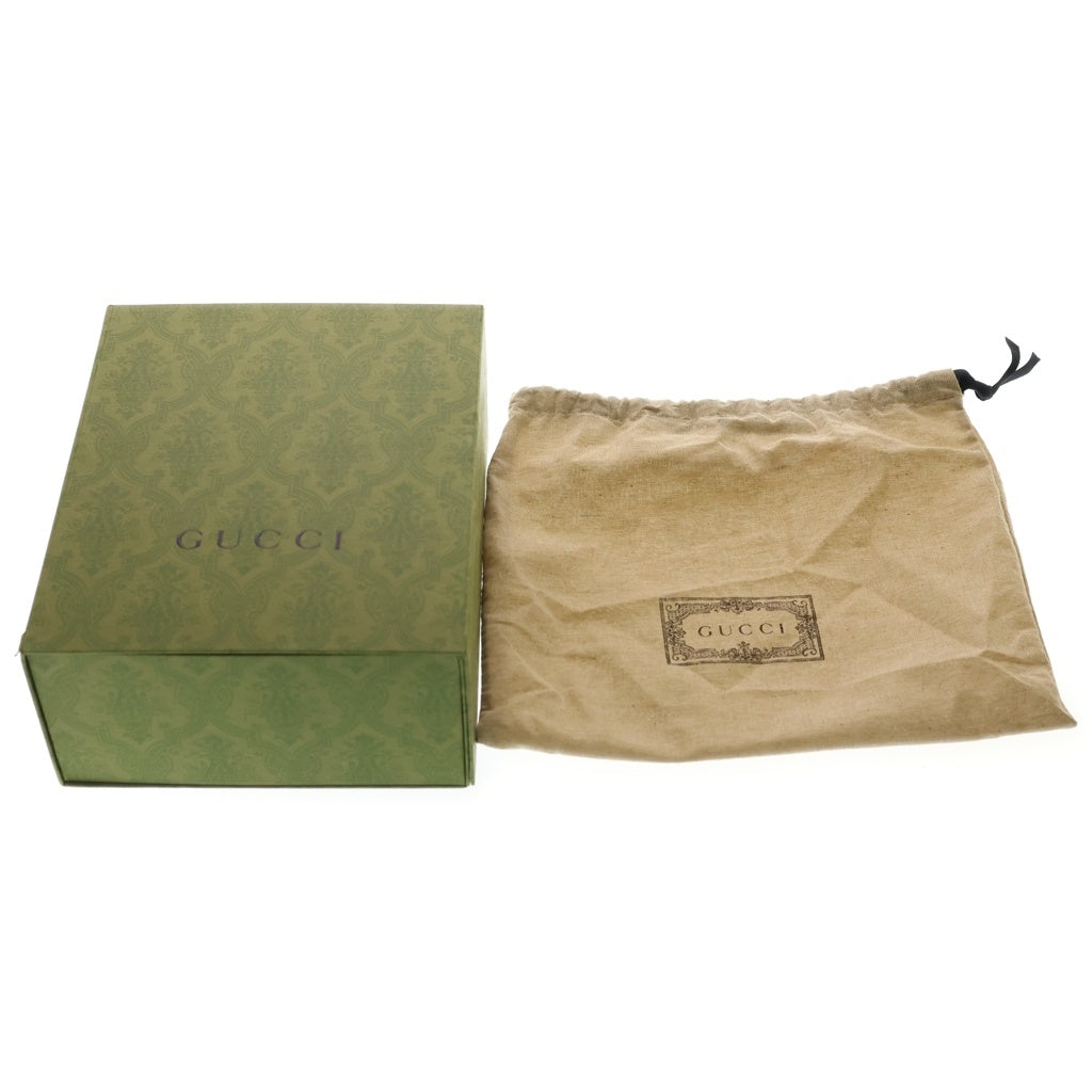 GUCCI(グッチ) GGマーモント レザー チェーンショルダーバッグ ブラック 446744 レディース