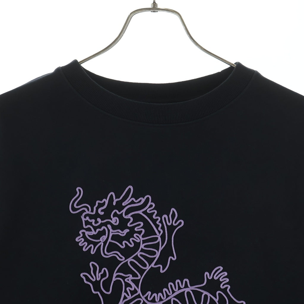MAISON KITSUNE(メゾンキツネ) CHINESE DRAGON COMFORT SWEATSHIRT スウェット ブラック SPCNYMW00301
