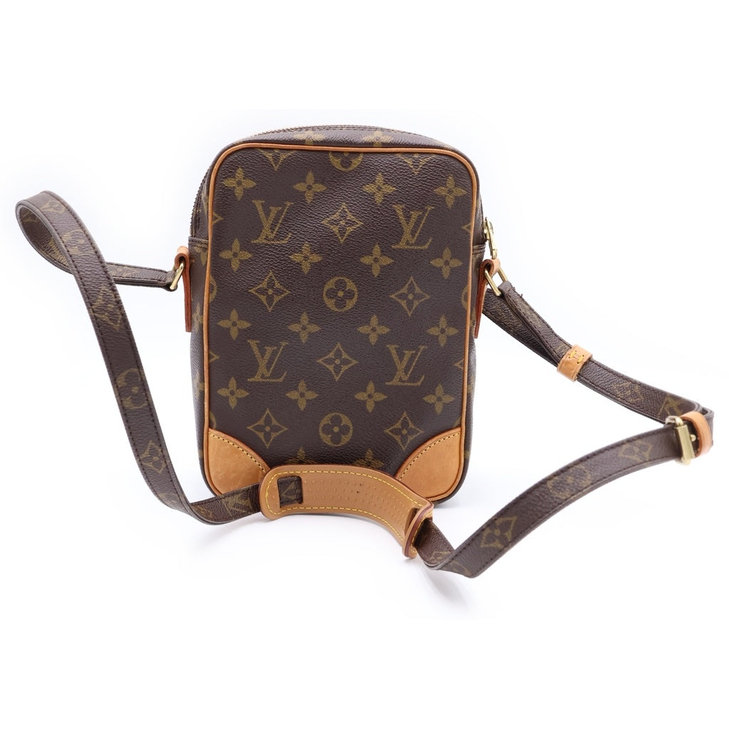 LOUIS VUITTON(ルイヴィトン) モノグラム アマゾン ショルダーバッグ ミニバッグ ブラウン レザー×PVC M45236 ゴールド金具 レディース