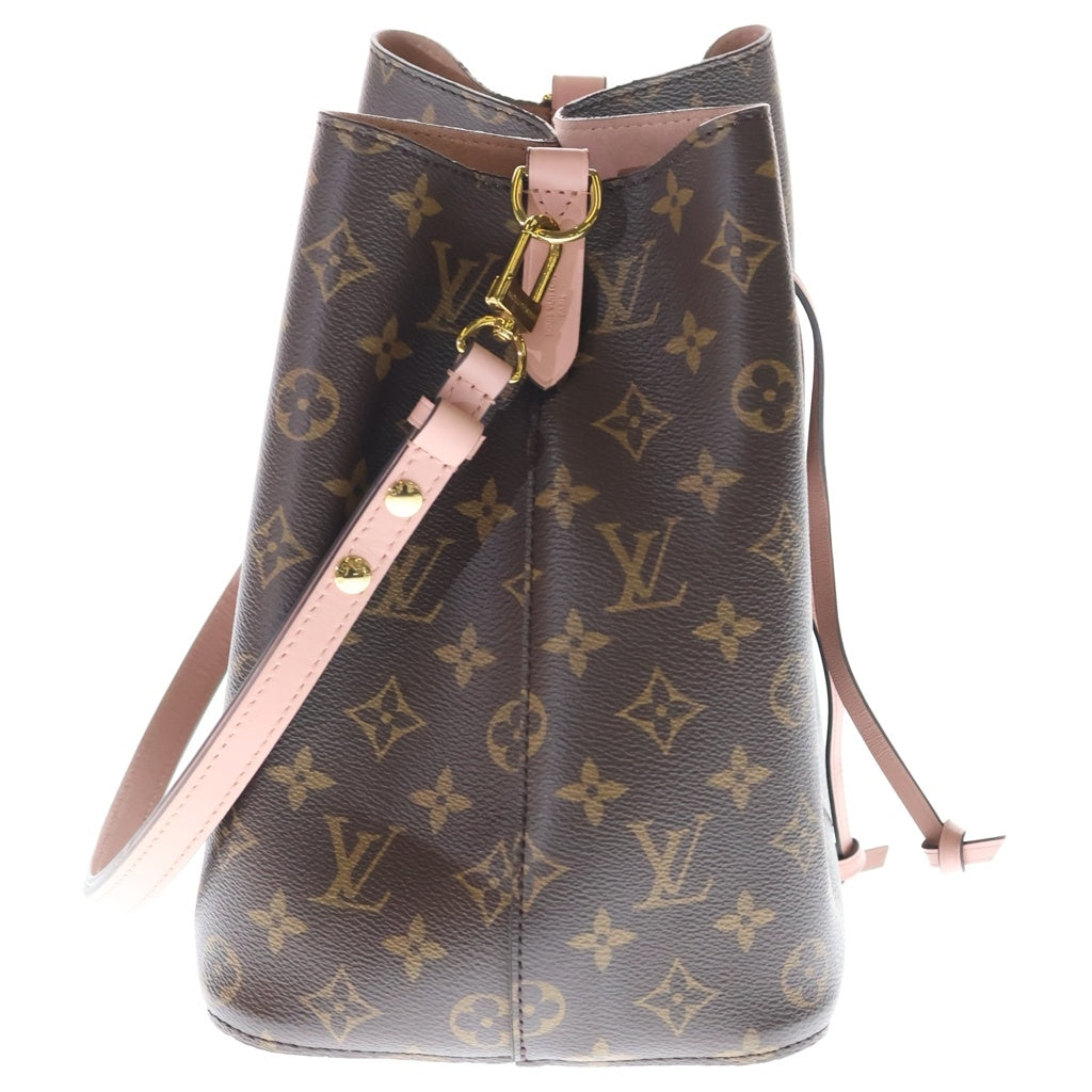 LOUIS VUITTON(ルイヴィトン) モノグラム ネオノエ ショルダーバッグ ローズプードル ブラウン PVCレザー RFID M44022 レディース