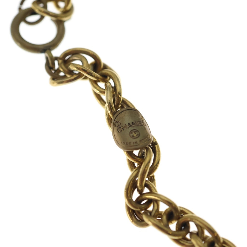 CHANEL(シャネル) パゴダ モチーフ チェーンネックレス ゴールド金具 レディース