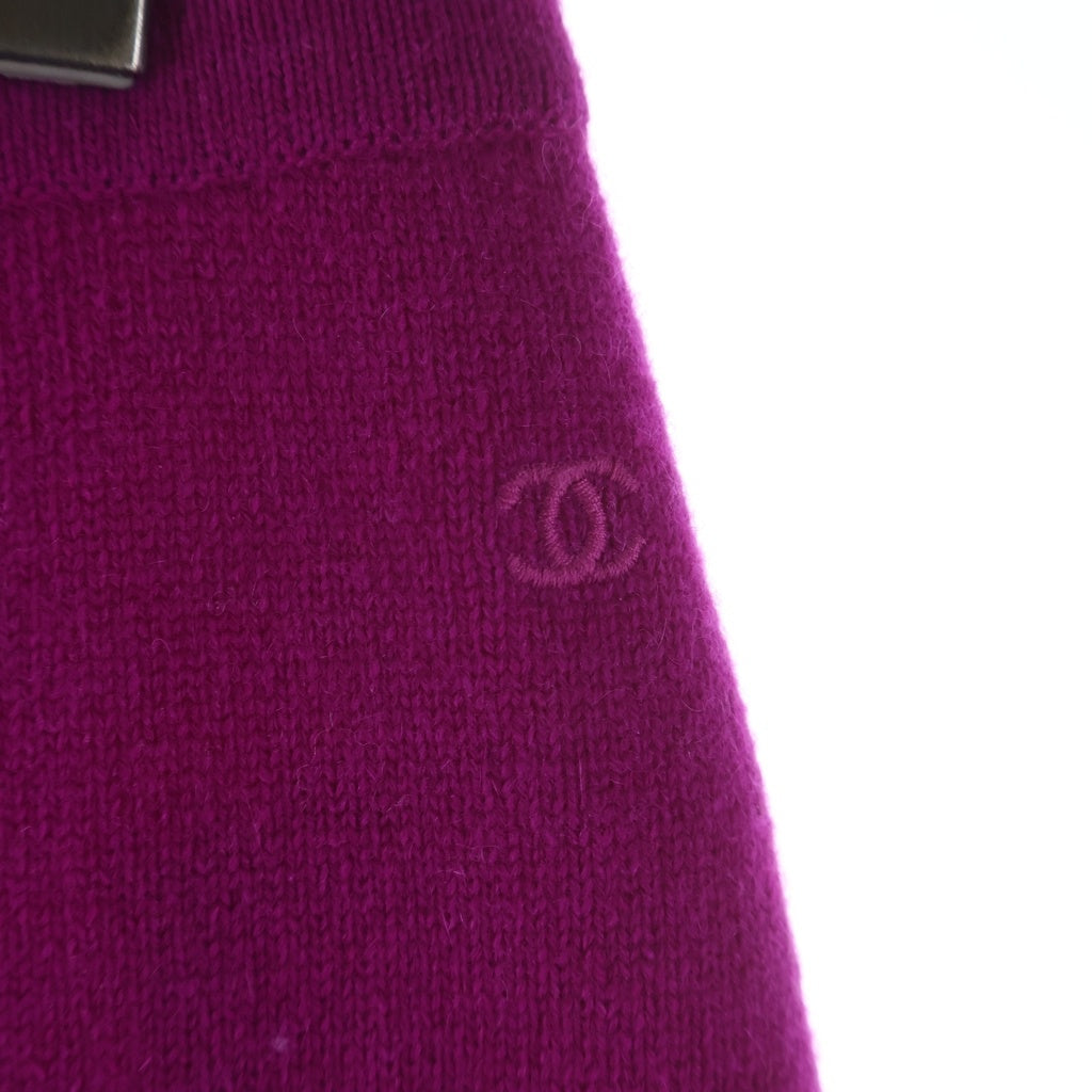 CHANEL(シャネル) 95A ココマークボタン アンサンブルスカート ひざ丈スカート パープル #42 P05268V00242 レディース