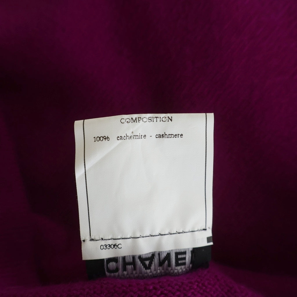 CHANEL(シャネル) 95A ココマークボタン アンサンブルスカート ひざ丈スカート パープル #42 P05268V00242 レディース