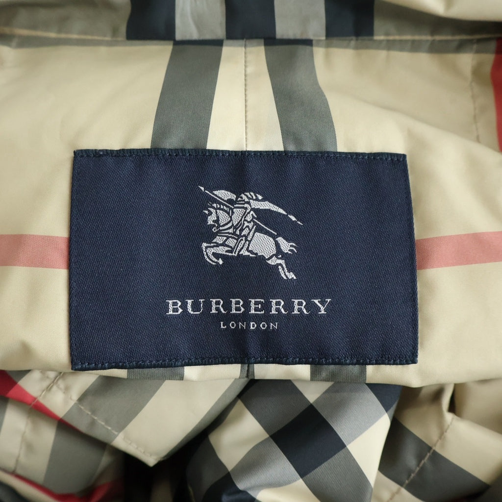BURBERRY BLACK LABEL(バーバリー ブラックレーベル) ホワイトグースダウン ダウンジャケット ブラック BMP12-524-09 レディース