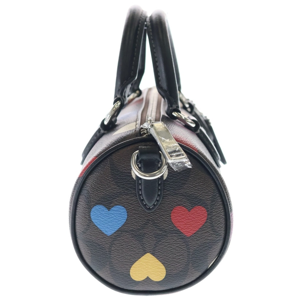 COACH(コーチ) 2WAYバッグ ハンドバッグ ショルダーバッグ ブラウン PVC×レザー CO999 シルバー金具 レディース