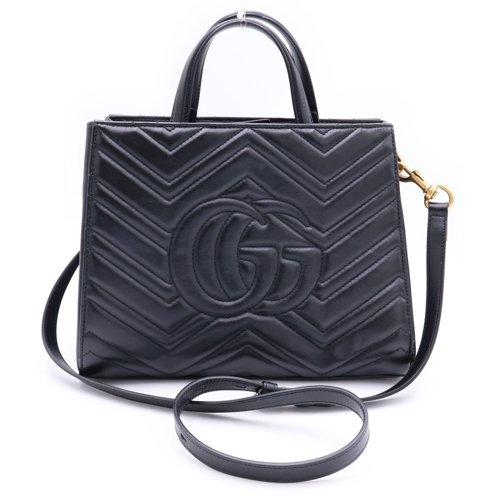 GUCCI(グッチ) GGマーモント 2WAYハンドバッグ ショルダーバッグ