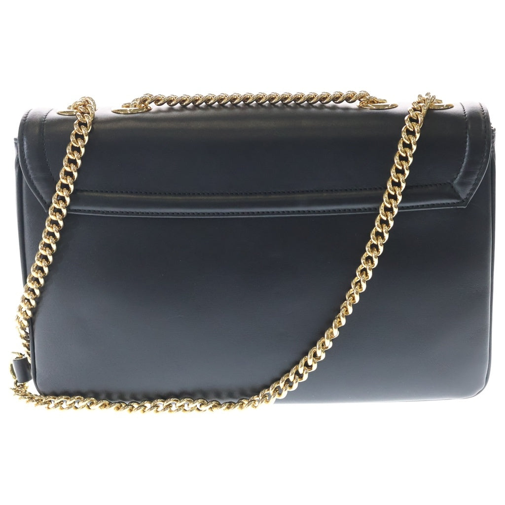 GUCCI(グッチ) ラジャMM ショルダーバッグ チェーンバッグ ブラック レザー 537241 ゴールド金具 レディース