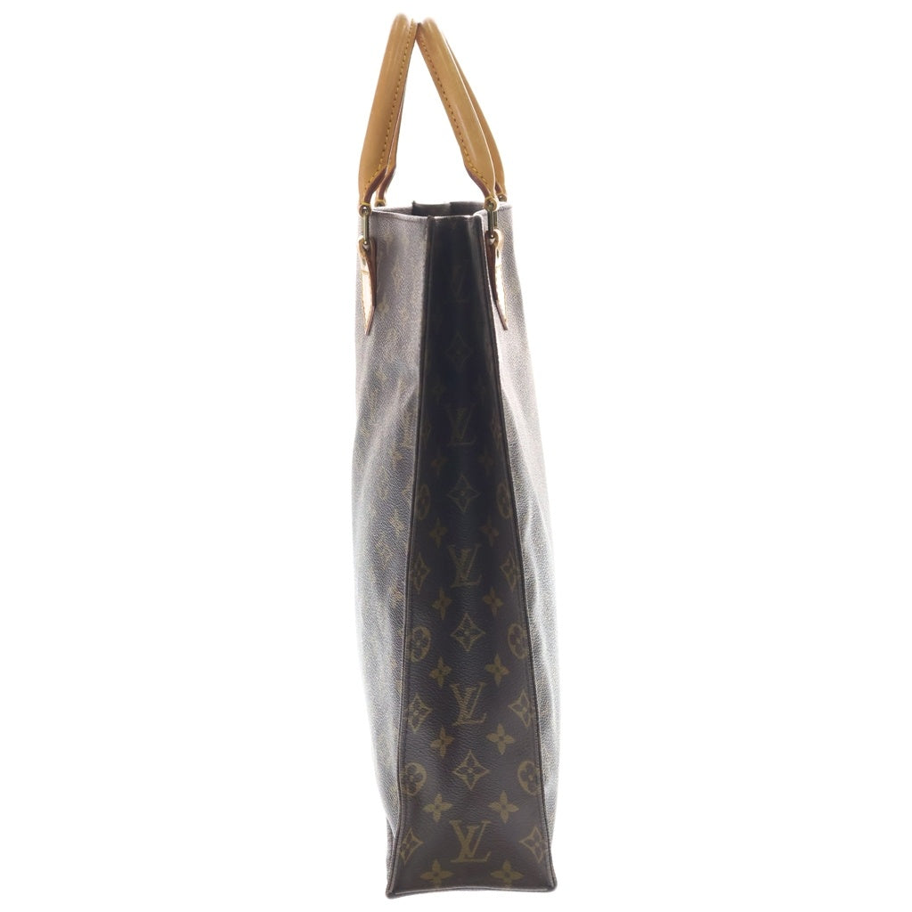 LOUIS VUITTON(ルイヴィトン) モノグラム サックプラ トートバッグ ハンドバッグ ブラウン PVCレザー M51140 ゴールド金具 レディース