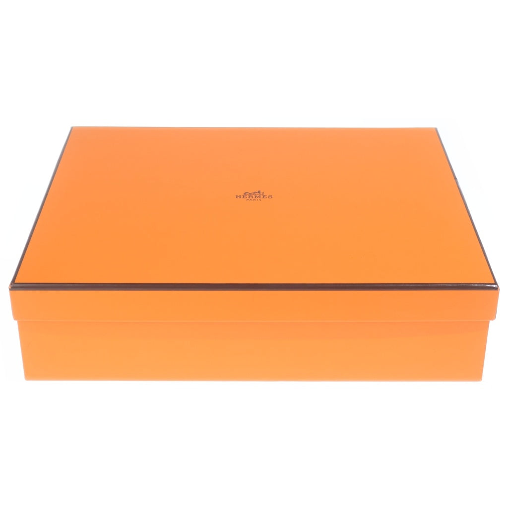HERMES(エルメス) オラン Hロゴ レザー フラットサンダル シューズ ブラウン レディース R03021056Z2410
