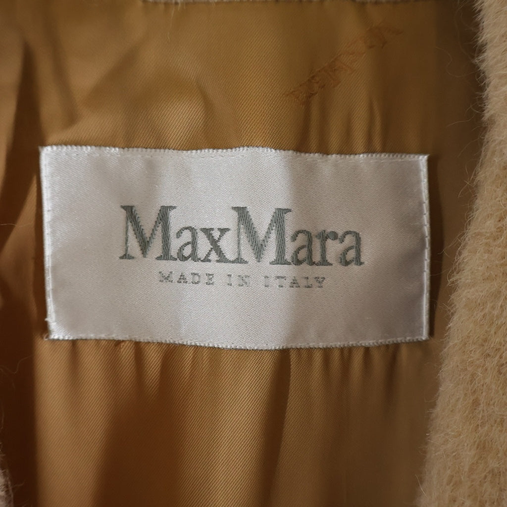Max Mara(マックスマーラ) アルパカ ウール ベルト付き ガウン ロング