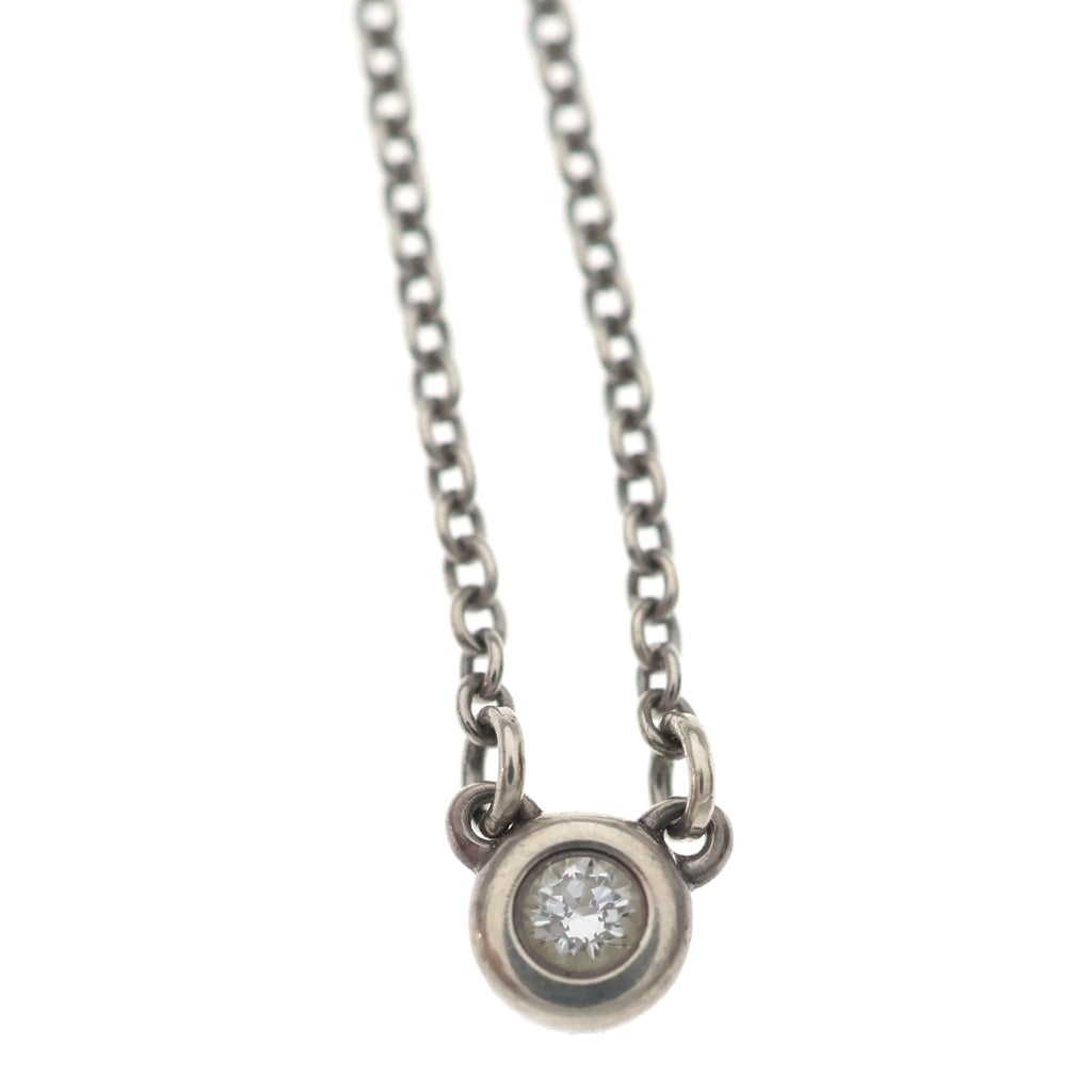 TIFFANY & Co.(ティファニー) バイザヤード 1PD ダイヤ Ag925 ネックレス シルバー レディース