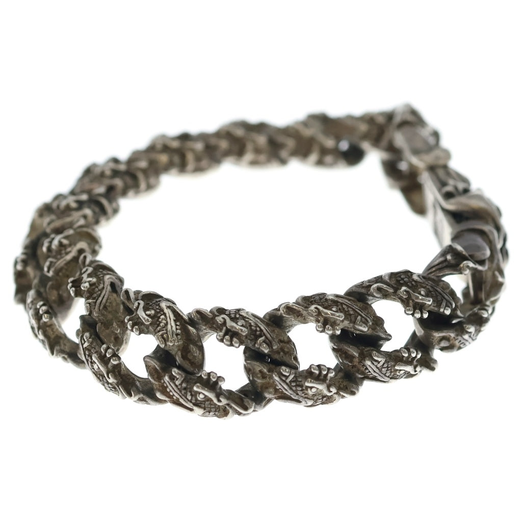 Leathers and Treasures(レザーズアンドトレジャーズ) Dragon Rink Bracelet ドラゴン リンク ブレスレット シルバー