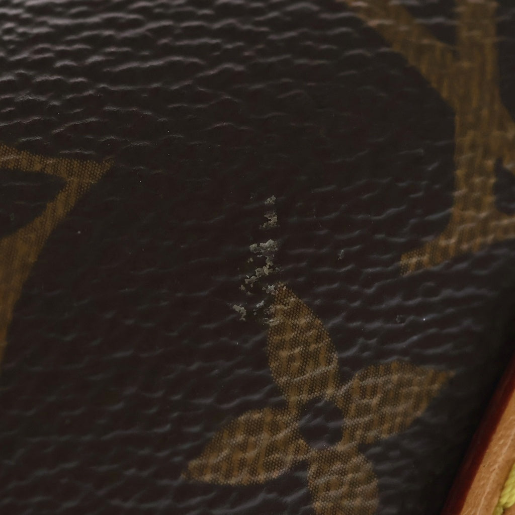 LOUIS VUITTON(ルイヴィトン) ナノ スピーディ モノグラム PVC レザー 2WAY ハンド ショルダーバッグ ブラウン M81085 レディース