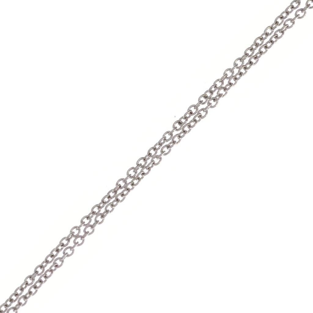TIFFANY & Co.(ティファニー) メトロハート ダイヤモンド ネックレス Au750 K18WG ホワイトゴールド ペンダント レディース