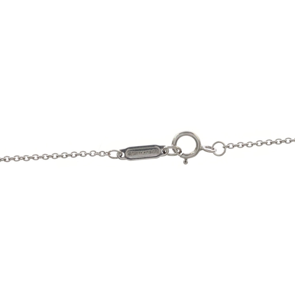 TIFFANY & Co.(ティファニー) メトロハート ダイヤモンド ネックレス Au750 K18WG ホワイトゴールド ペンダント レディース