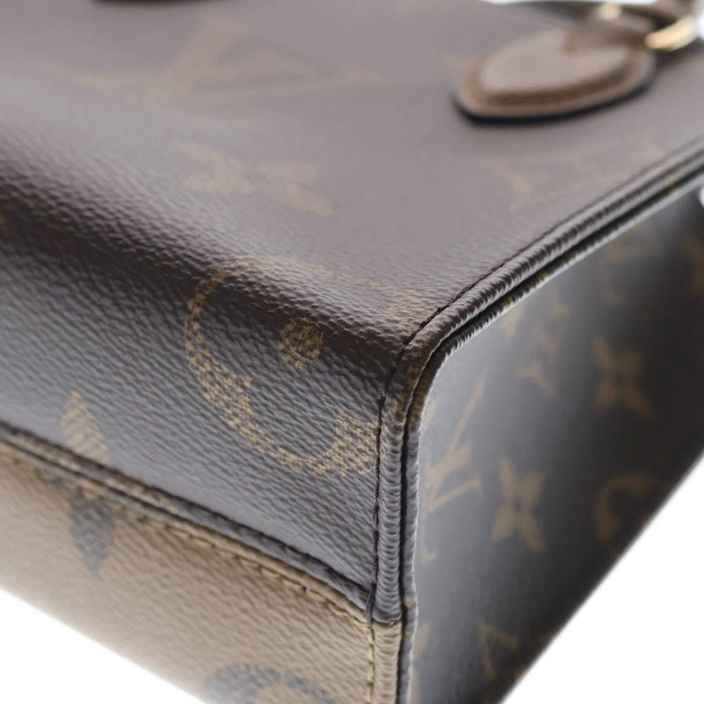 LOUIS VUITTON(ルイヴィトン) モノグラムリバース オンザゴーBB PVC レザー 2WAY ハンドバッグ ショルダーバッグ M46839 ブラウン レディース