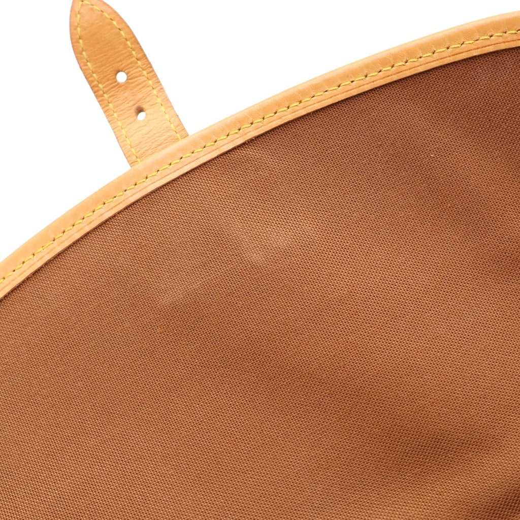 LOUIS VUITTON(ルイヴィトン) モノグラム ソローニュ ワンショルダーバッグ ブラウン レザー×PVC M42250 ゴールド金具 レディース