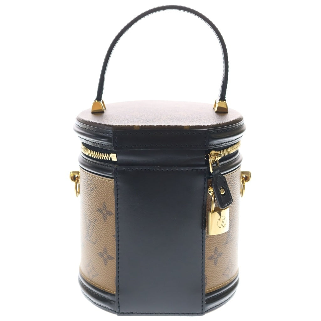 LOUIS VUITTON(ルイヴィトン) モノグラムリバース カンヌ 2WAY ハンドバッグ ショルダーバッグ バニティバッグ M43986 ICタイプ ブラウン/ブラック レディース