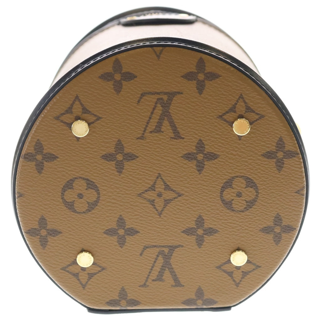 LOUIS VUITTON(ルイヴィトン) モノグラムリバース カンヌ 2WAY ハンドバッグ ショルダーバッグ バニティバッグ M43986 ICタイプ ブラウン/ブラック レディース