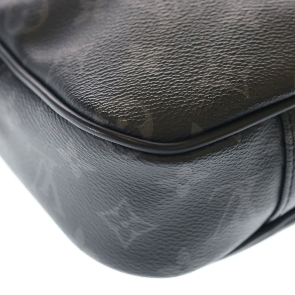 LOUIS VUITTON(ルイヴィトン) モノグラムエクリプス バムバッグ ショルダーバッグ ハンドバッグ ブラック レザー×PVC M42906 シルバー金具