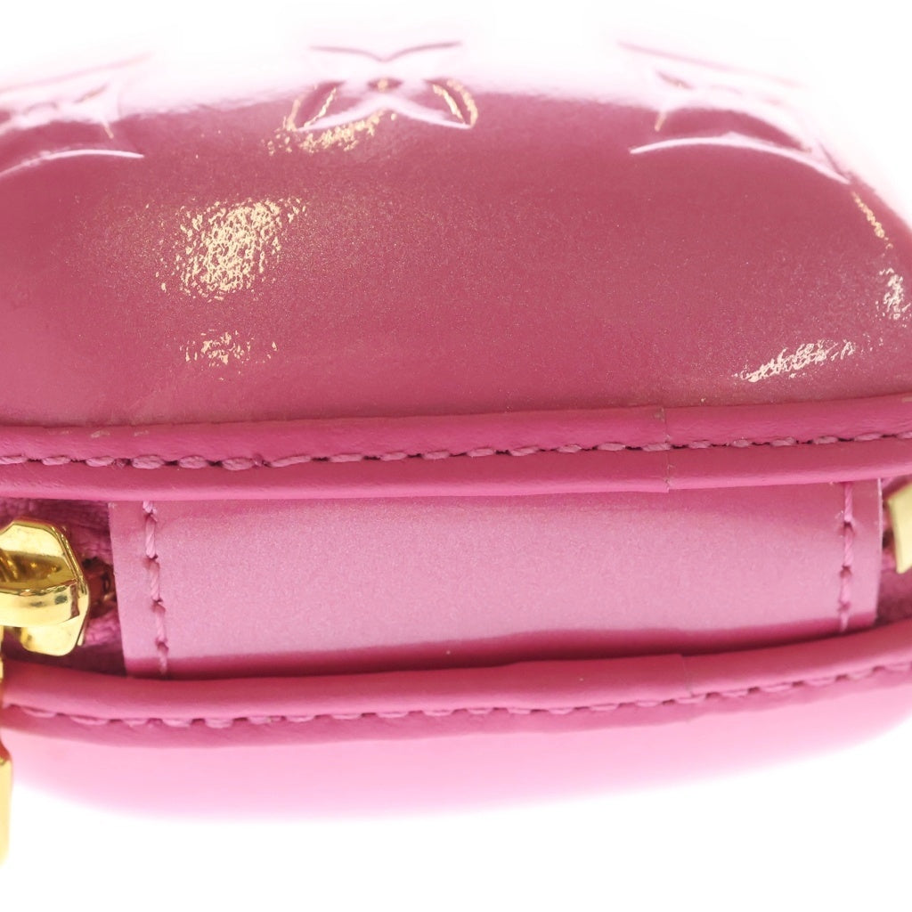 LOUIS VUITTON(ルイヴィトン) LVリミックス モノグラム・ヴェルニ キープ マイ ハート チェーンショルダーバッグ ピンク M82966 ゴールド金具 レディース
