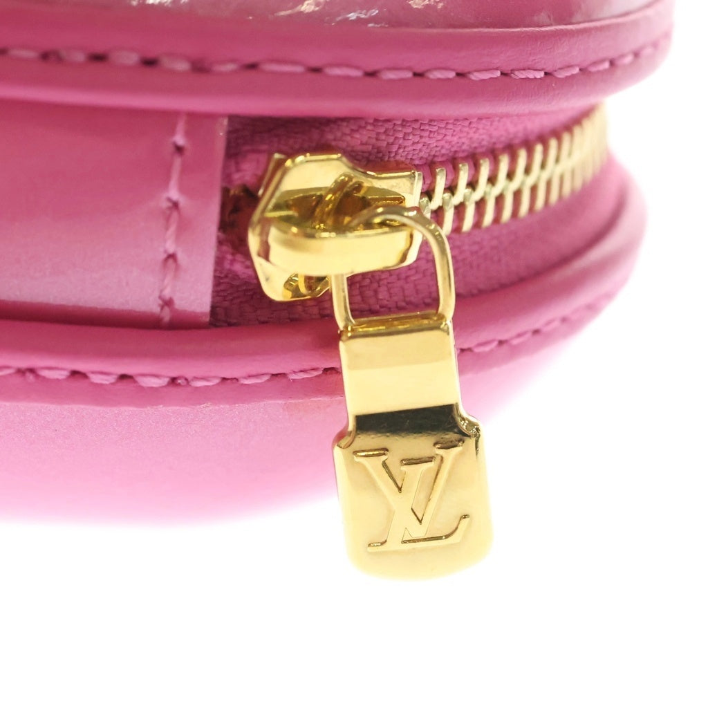 LOUIS VUITTON(ルイヴィトン) LVリミックス モノグラム・ヴェルニ キープ マイ ハート チェーンショルダーバッグ ピンク M82966 ゴールド金具 レディース