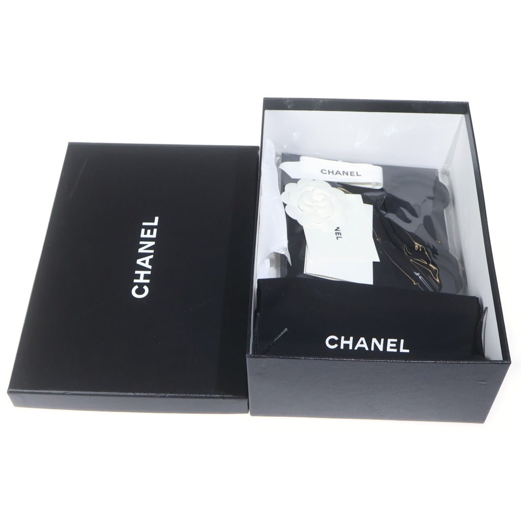 CHANEL(シャネル) ココマーク レザー ヒール パンプス シューズ ブラック レディース G31655