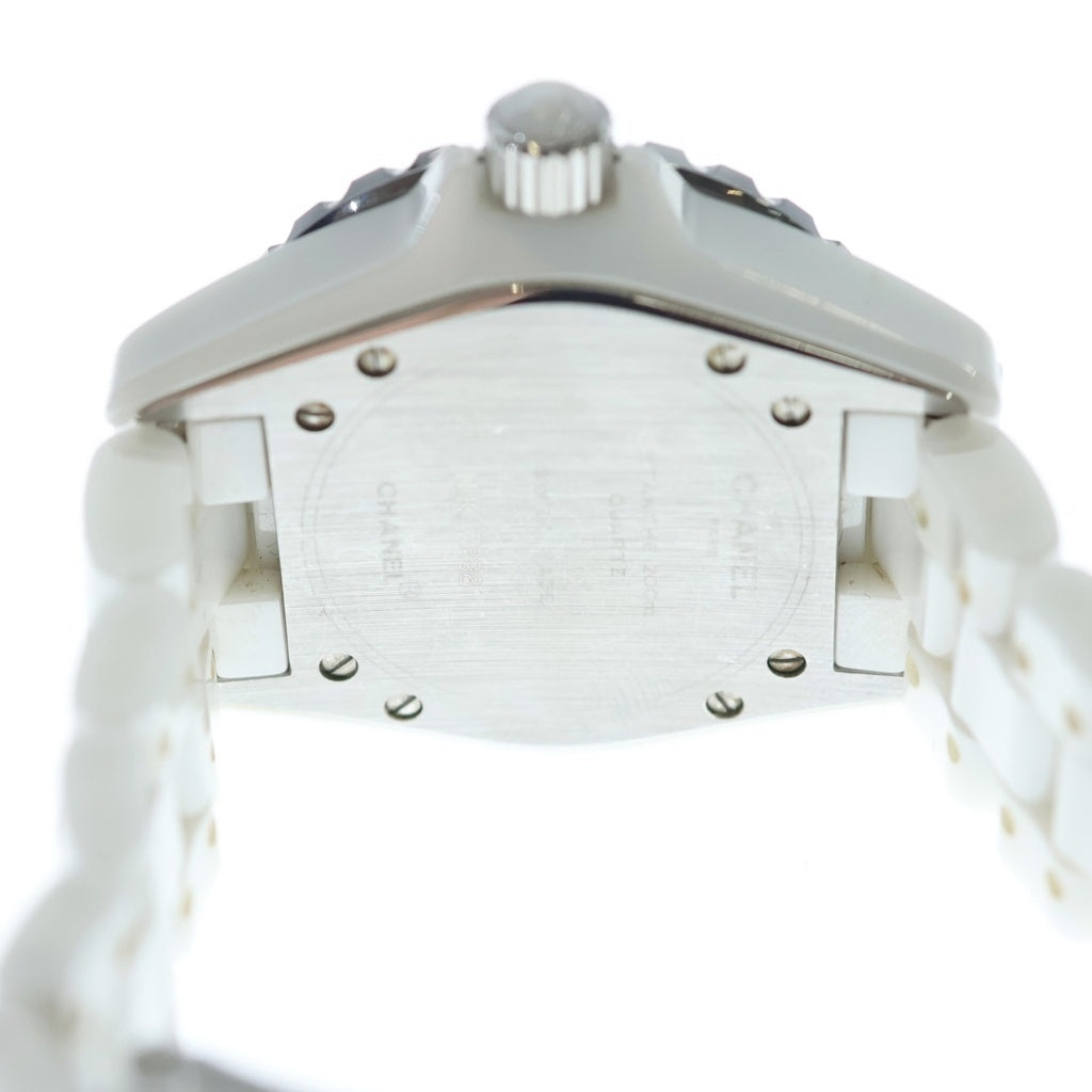 CHANEL(シャネル) J12 デイト SE/QZ 白セラミック クォーツ 電池式 腕時計 H0968 白文字盤