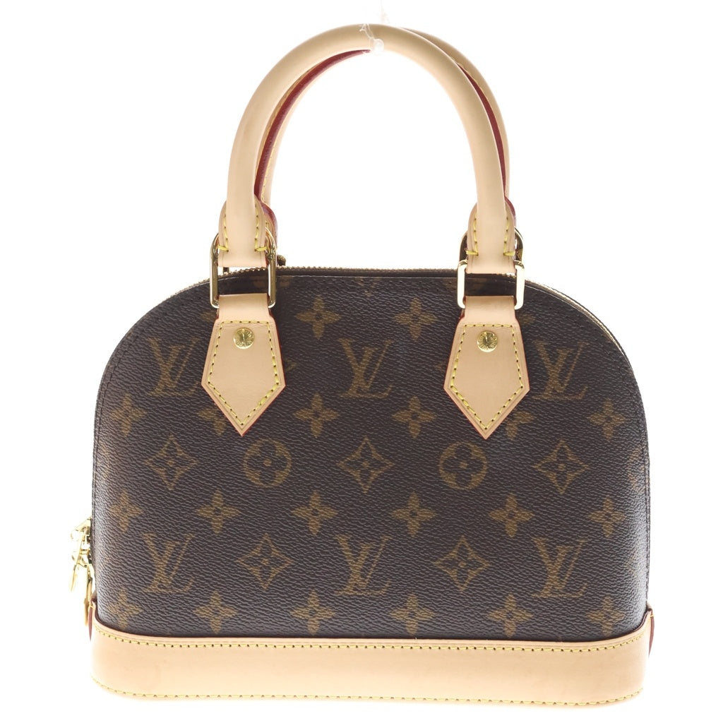LOUIS VUITTON(ルイヴィトン) モノグラム アルマBB 2WAYバッグ ハンドバッグ ショルダーバッグ ブラウン レザー PVC M53152 ゴールド金具 レディース