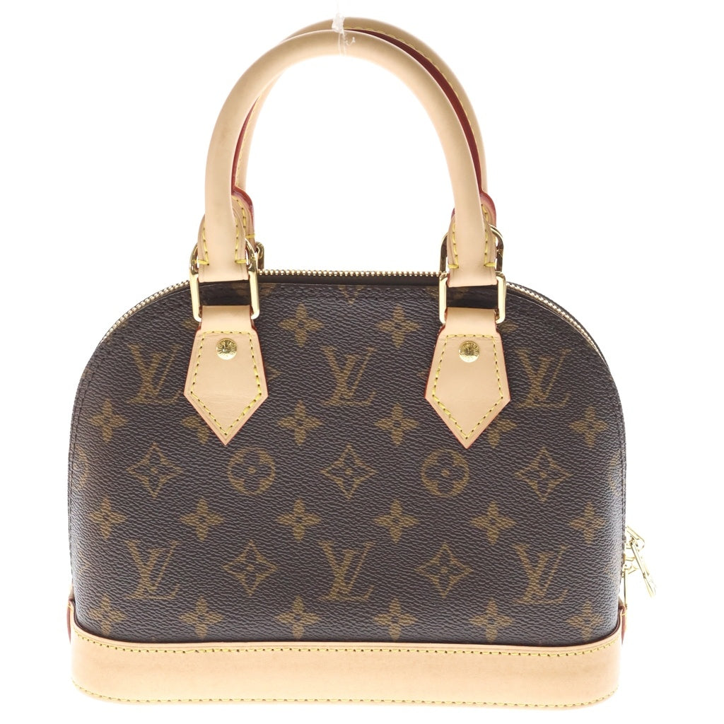 LOUIS VUITTON(ルイヴィトン) モノグラム アルマBB 2WAYバッグ ハンドバッグ ショルダーバッグ ブラウン レザー PVC M53152 ゴールド金具 レディース