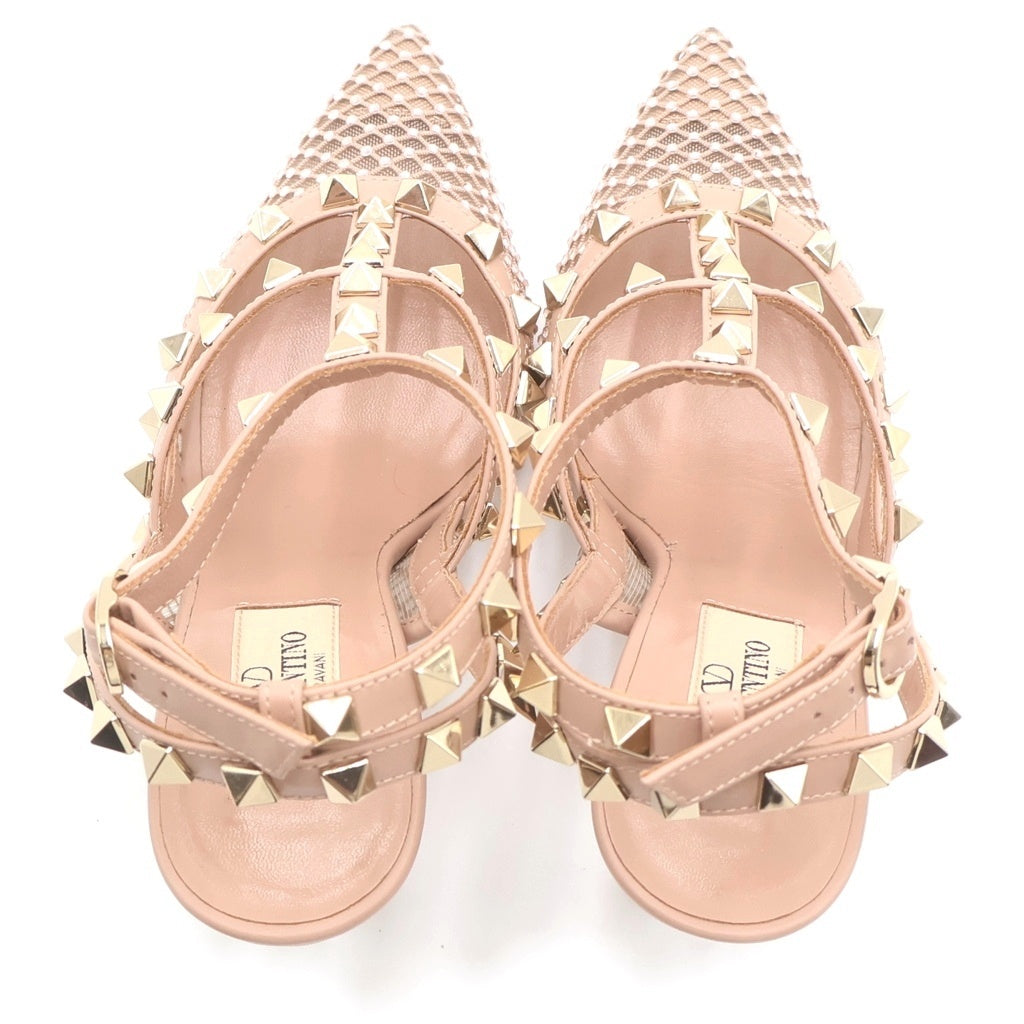 VALENTINO GARAVANI(ヴァレンチノガラヴァーニ) Rockstud ロックスタッズ パンプス シューズ ピンク 4W2S0393 レディース