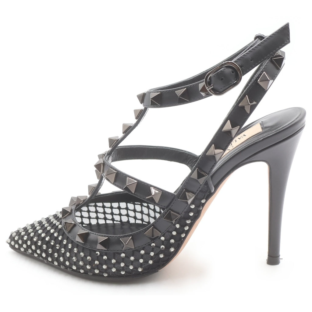 VALENTINO GARAVANI(ヴァレンチノガラヴァーニ) Rockstud ロックスタッズ パンプス シューズ ブラック 4W2S0393 レディース