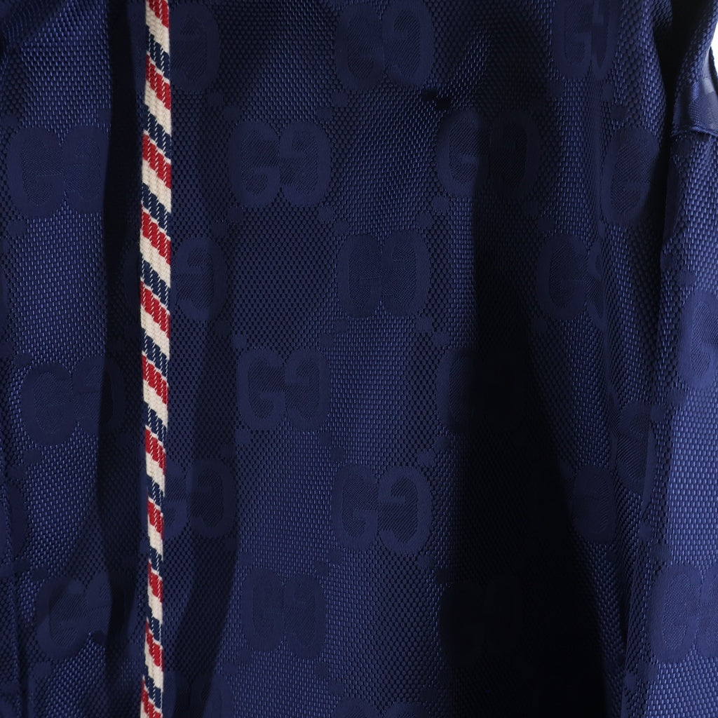 GUCCI(グッチ) 22AW Logo Jacquard Hoodie Jacket GGロゴジャガード フーデッド ジャケット ブルゾン 694168