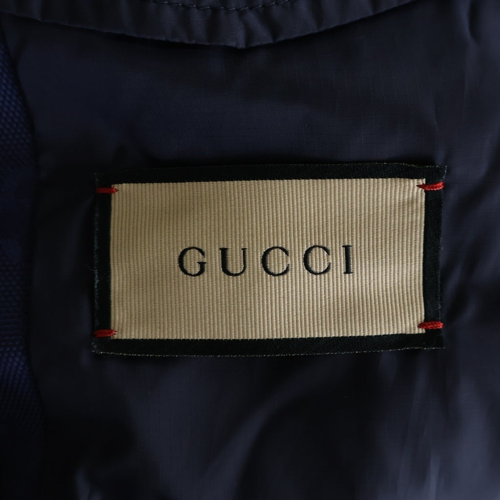 GUCCI(グッチ) 22AW Logo Jacquard Hoodie Jacket GGロゴジャガード フーデッド ジャケット ブルゾン 694168