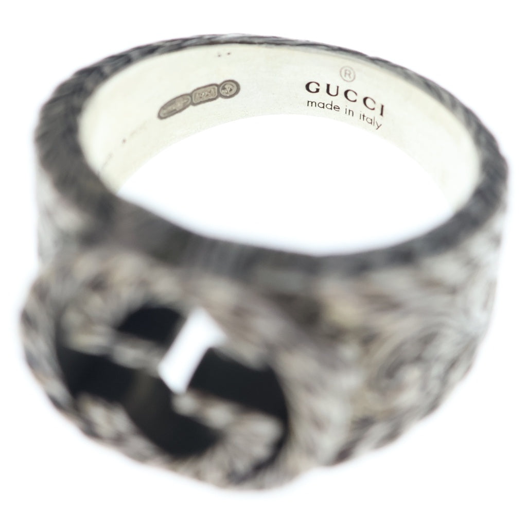 GUCCI(グッチ) インターロッキングG リング 指輪 シルバー 455302