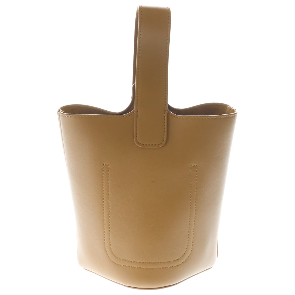 LOEWE(ロエベ) ペブル バケット バッグ ミニ レザー 2WAY ハンド ショルダーバッグ ゴールド金具 ブラウン AANBBBMX01 レディース