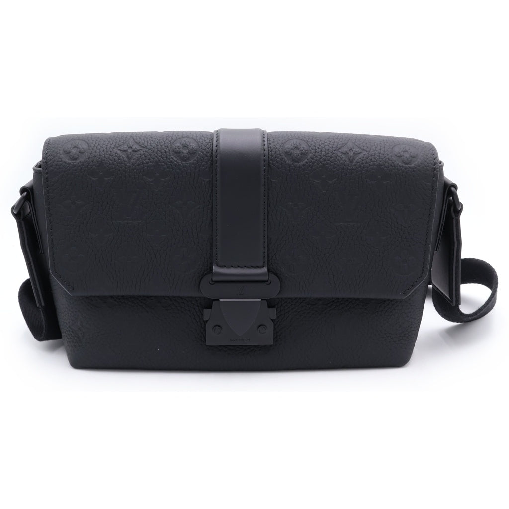 LOUIS VUITTON(ルイヴィトン) Sケープ メッセンジャー ショルダーバック モノグラムトリヨン レザー ブラックM23741